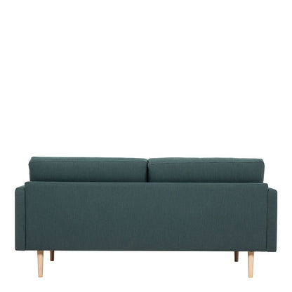 Larvik 2.5 Seater Sofa - Dark Green, Oak Legs