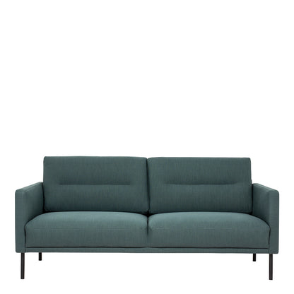 Larvik 2.5 Seater Sofa - Soul Dark Green, Black Legs