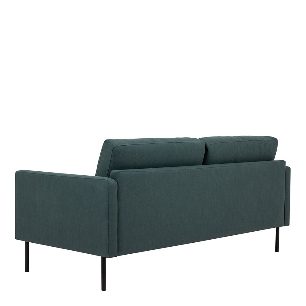 Larvik 2.5 Seater Sofa - Soul Dark Green, Black Legs