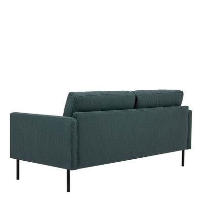 Larvik 2.5 Seater Sofa - Soul Dark Green, Black Legs