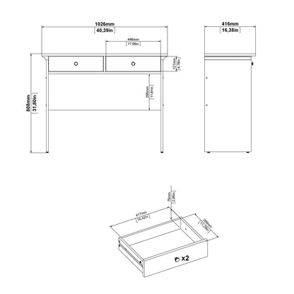 Paris Console Table White