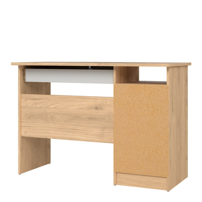 Function Plus 4 Drawer Desk Handleless Drawer in Jackson Hickory Oak