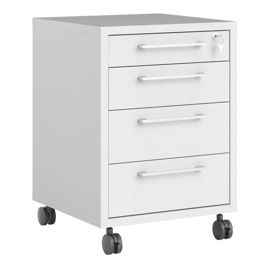 Prima Mobile Cabinet in White