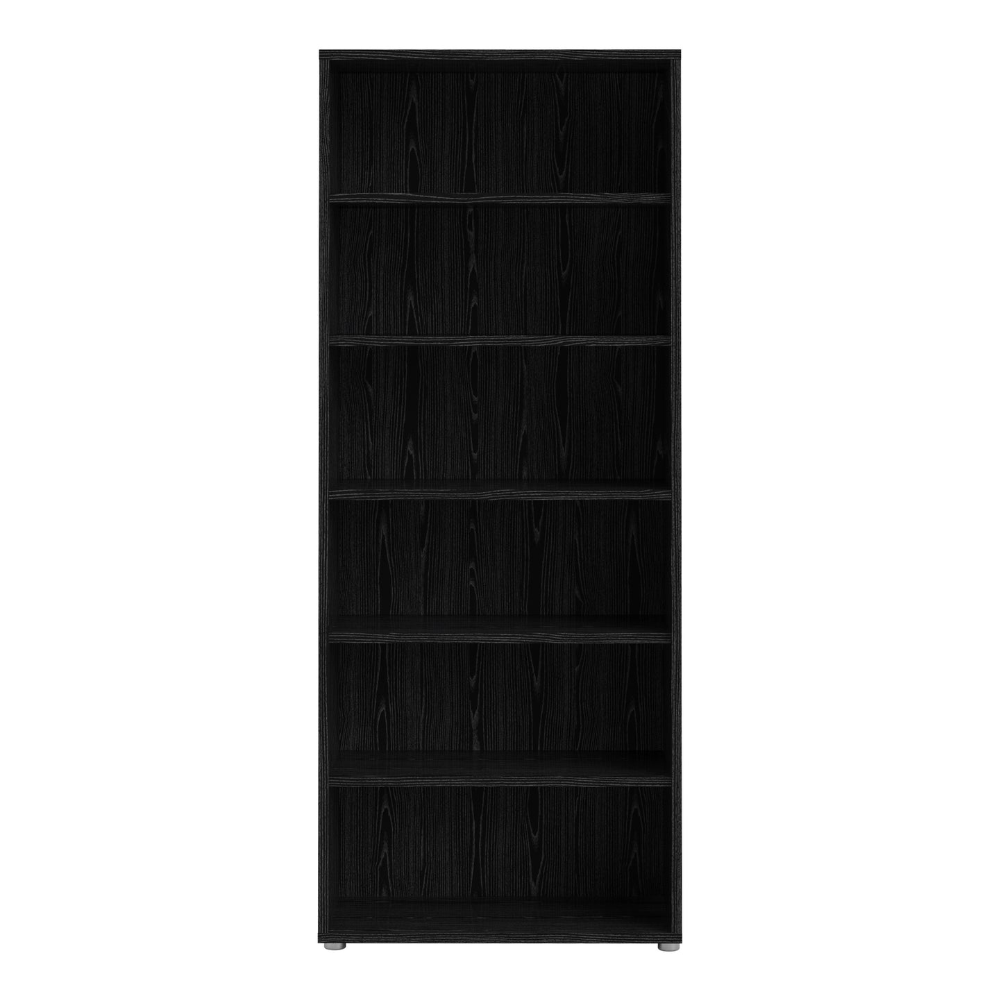 Prima Bookcase 5 Shelves in Black Woodgrain