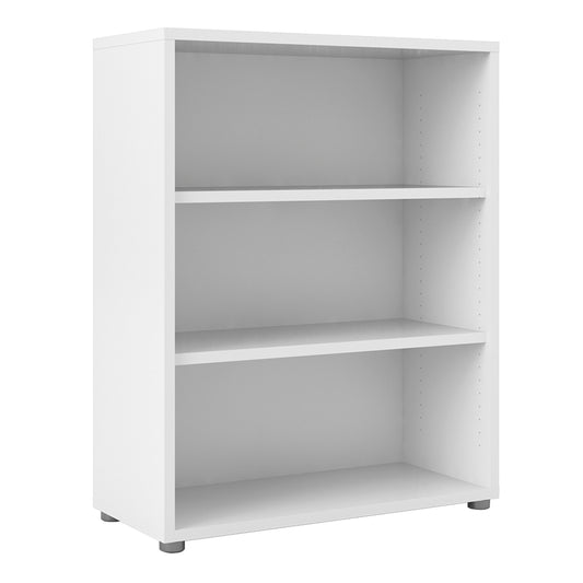 Prima Bookcase 2 Shelves in White