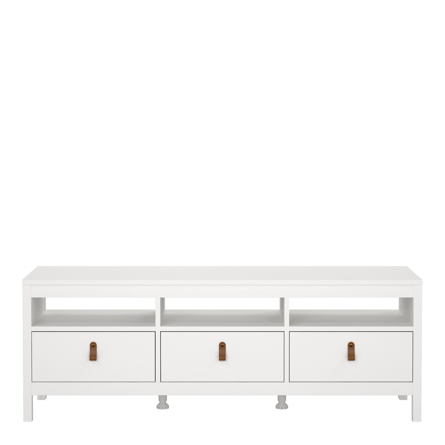 Barcelona Tv Unit 3 Drawers in White