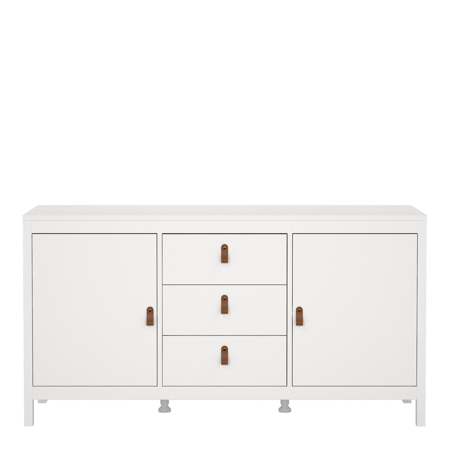 Barcelona Sideboard 2 Doors 3 Drawers in White