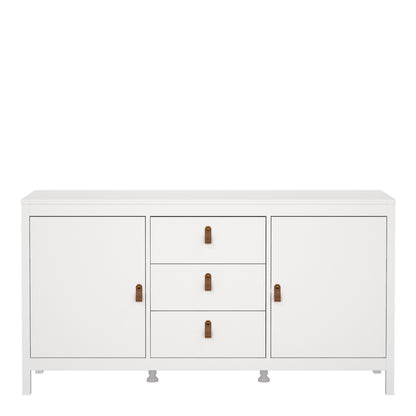 Barcelona Sideboard 2 Doors 3 Drawers in White