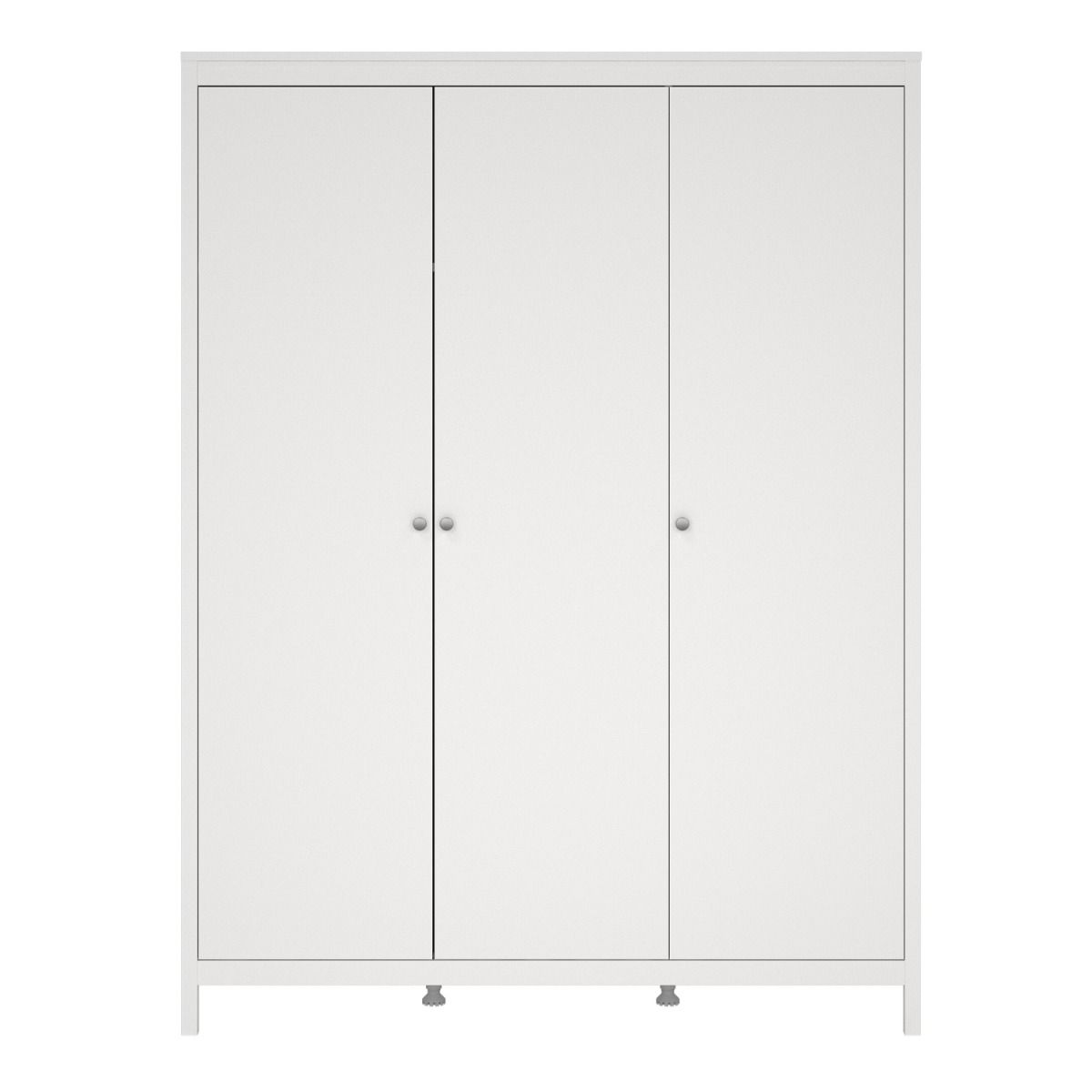 Madrid Wardrobe with 3 Doors in White