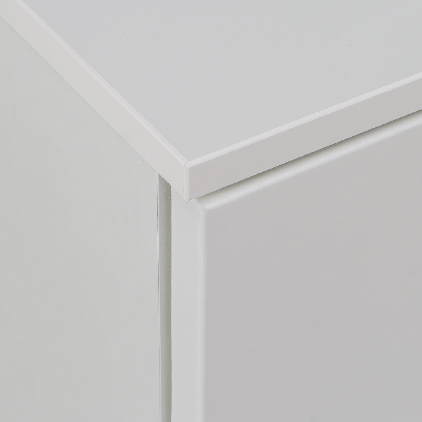 Sienna Chest of 6 Drawers in White/White High Gloss