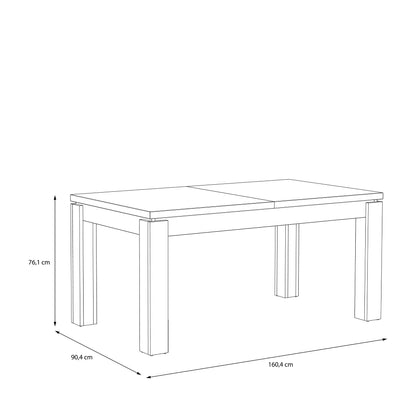 Trondheim Extending Dining Table in Artisan Oak