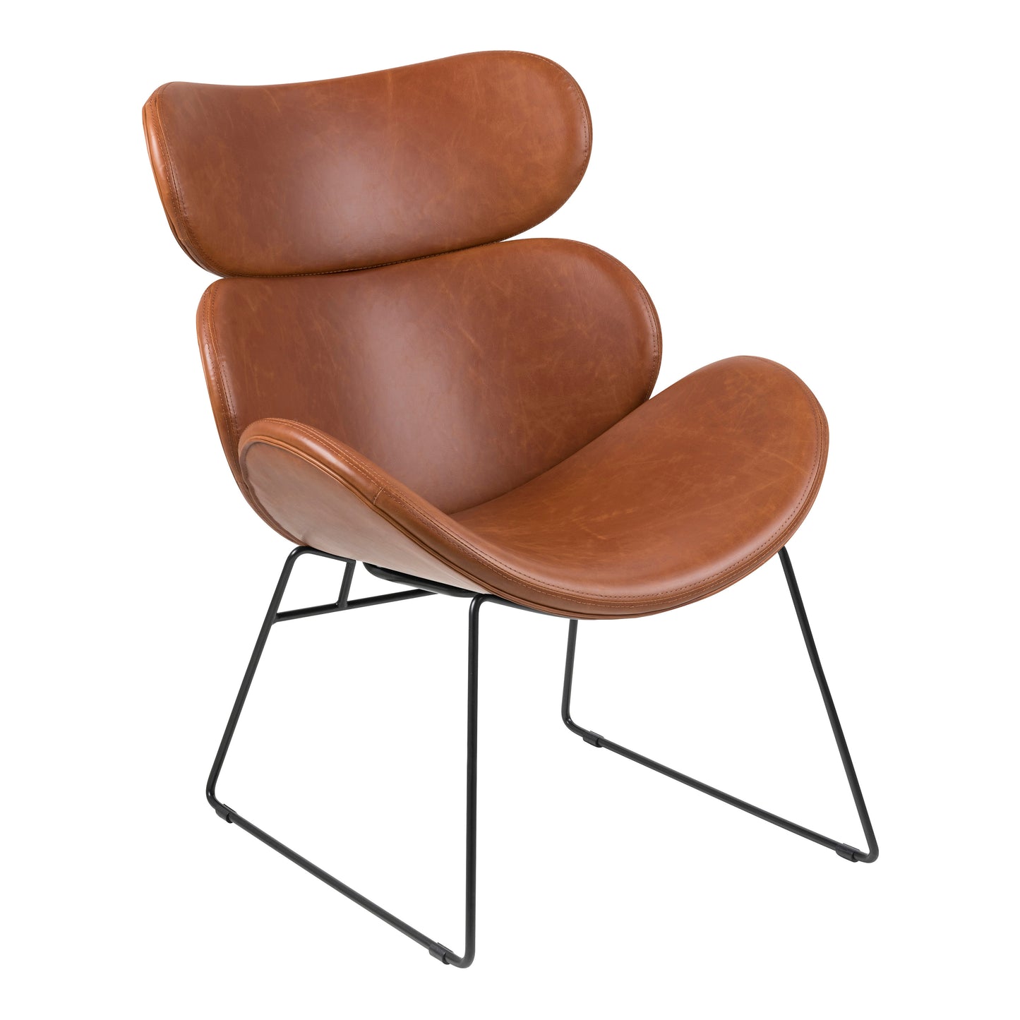 Cazar Lounge Chair in Brown