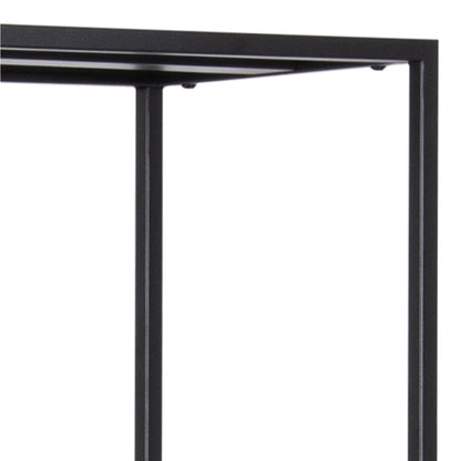 Newcastle Tall Bookcase with 5 Shelves in Matt Black