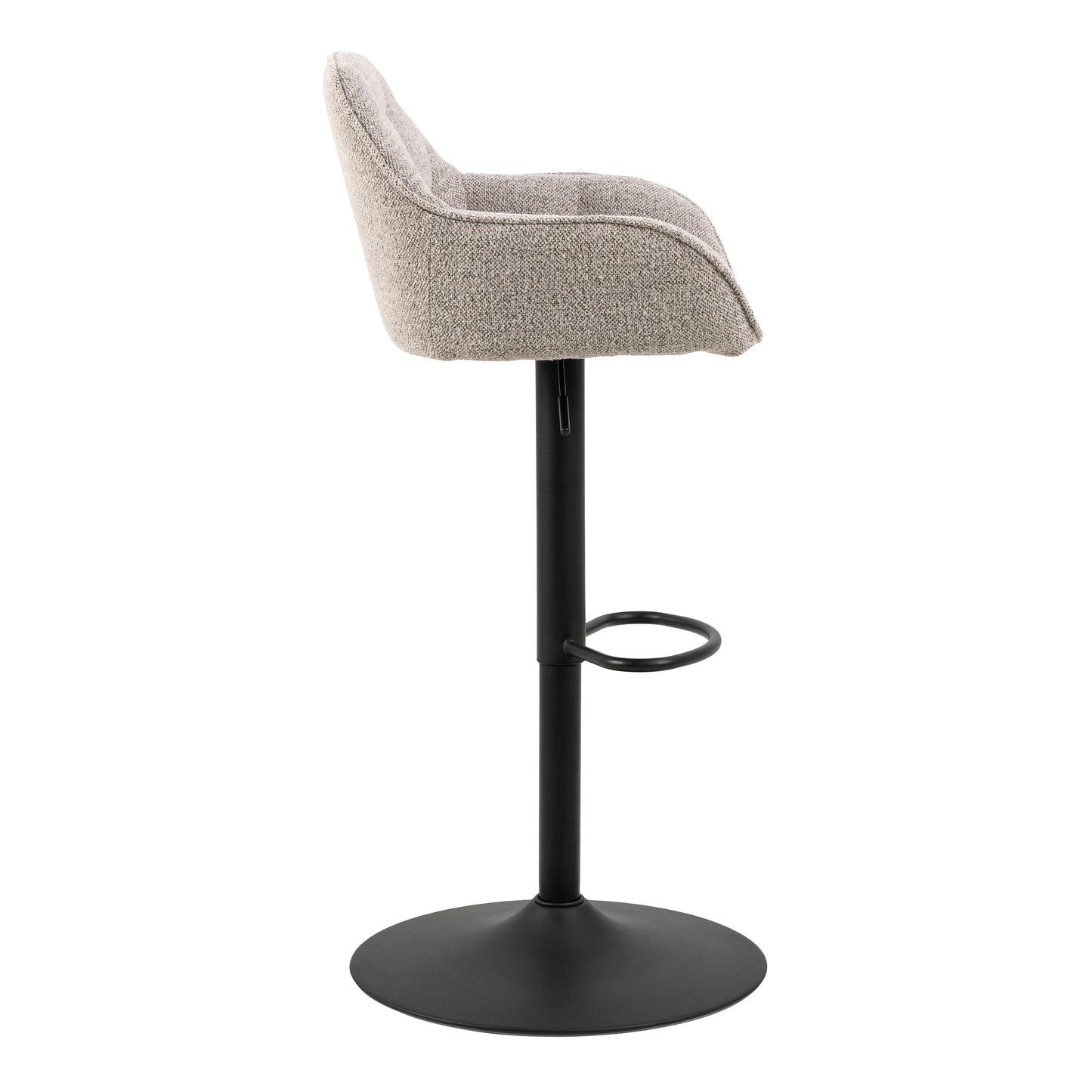 Brooke Swivel Bar Stool with Height Adjustable Function in Monza Beige Set of 2