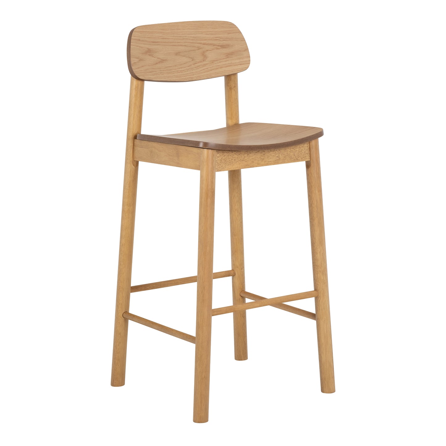 Barlow Oak Bar Stool Set of 2