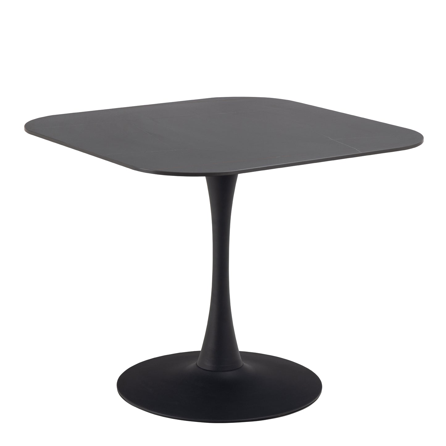 Malta Ceramic Square Dining Table Black