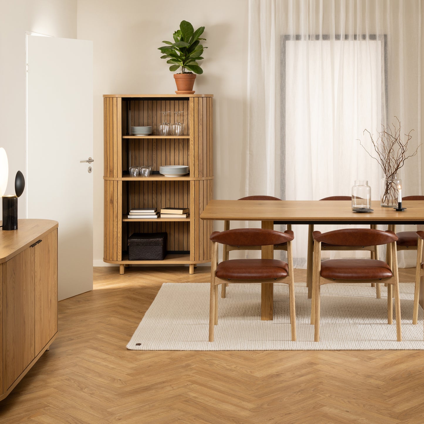 Colima Bookcase in Oak