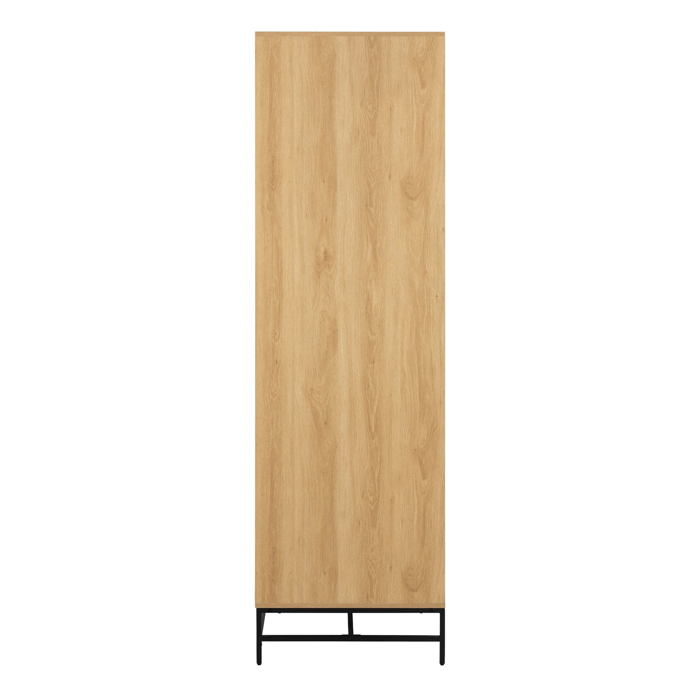 Albany Wardrobe 4 Doors in Black/Oak