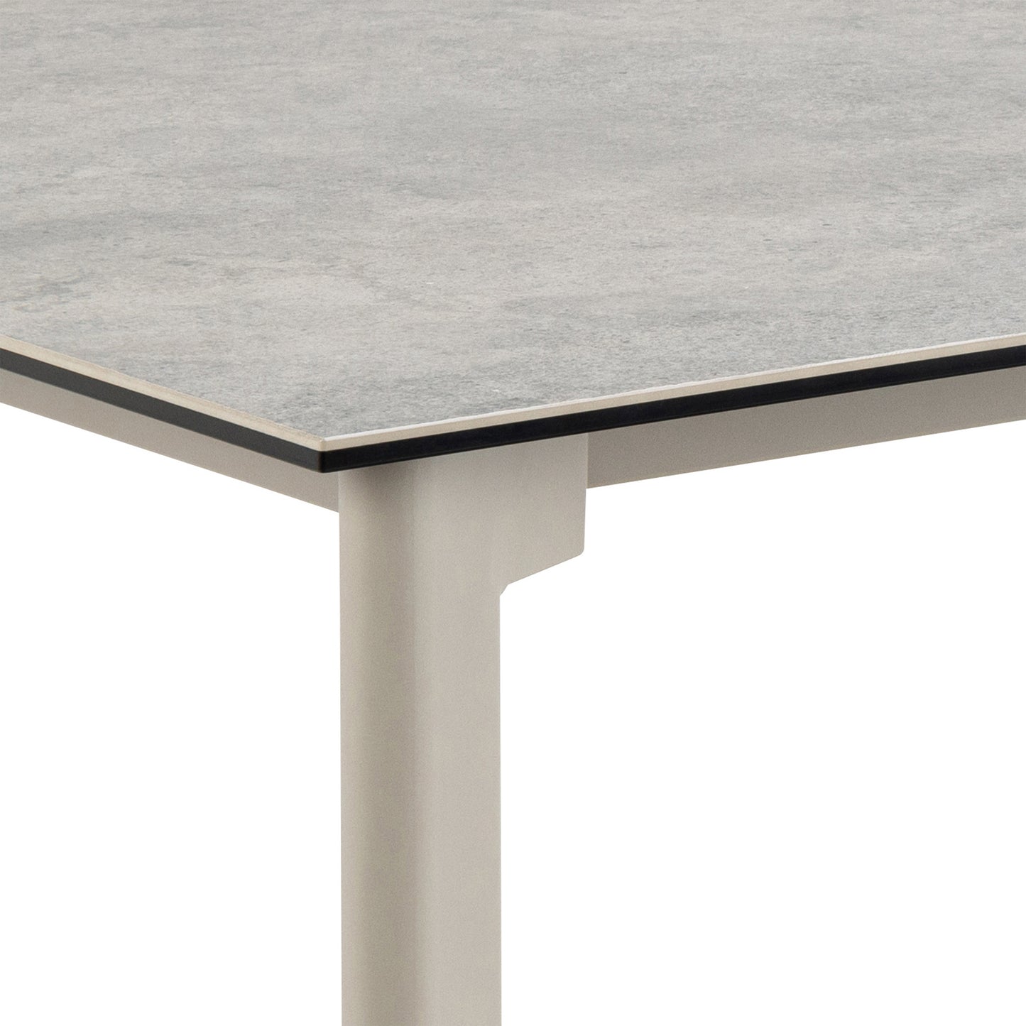 Palermo Ceramic Dining Table in Grey