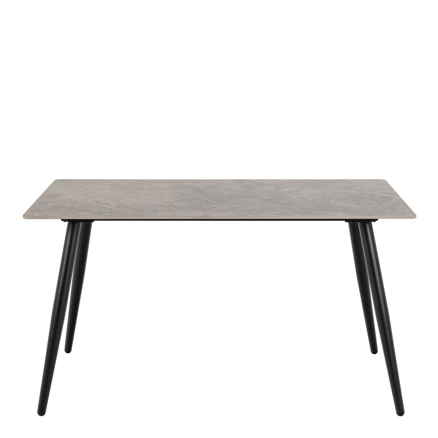 Wicklow Rectangular Dining Table in Grey/Black