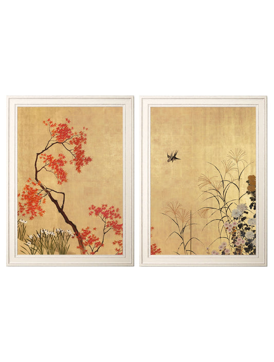 Japanese Blossom -Shibata Zeshine Set of 2 Prints