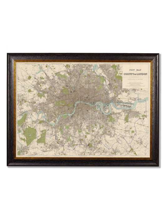 c.1905 County Map of London