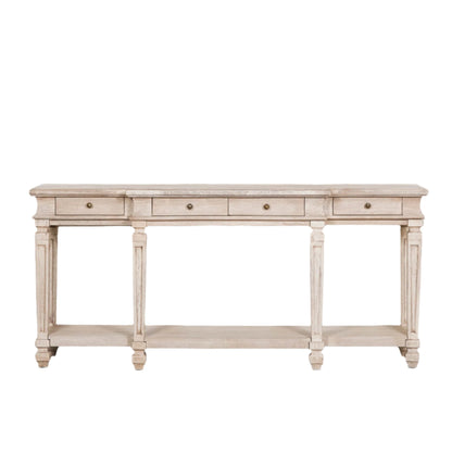 Acacia 4 Drawer Breakfront Console Table