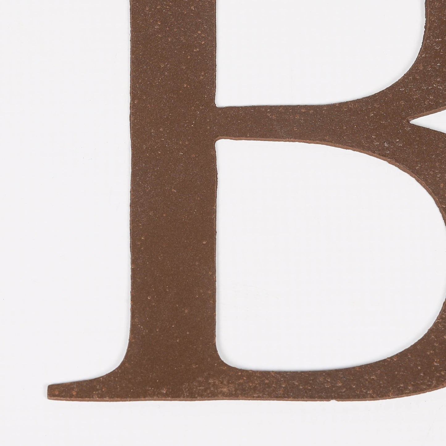 6" Rustic Iron Letter - B