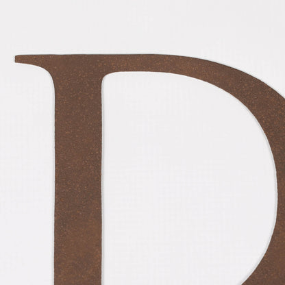 6" Rustic Iron Letter - D