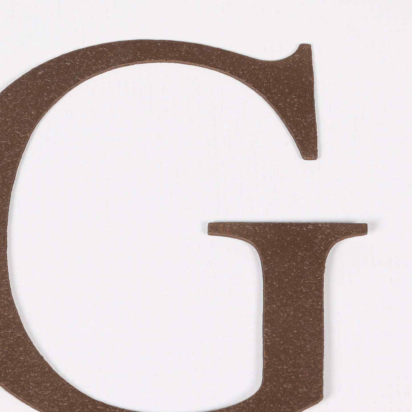 6" Rustic Iron Letter - G