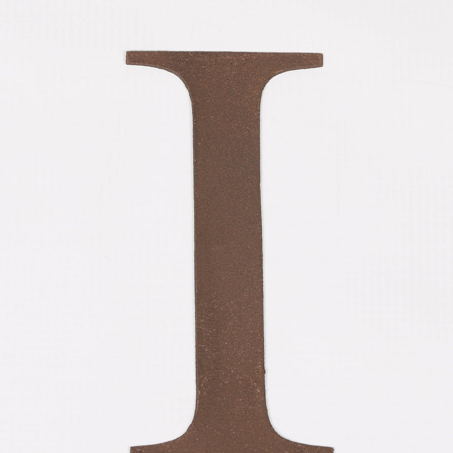 6" Rustic Iron Letter - I