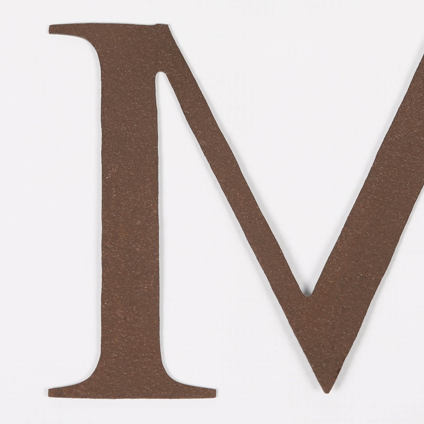 6" Rustic Iron Letter - M