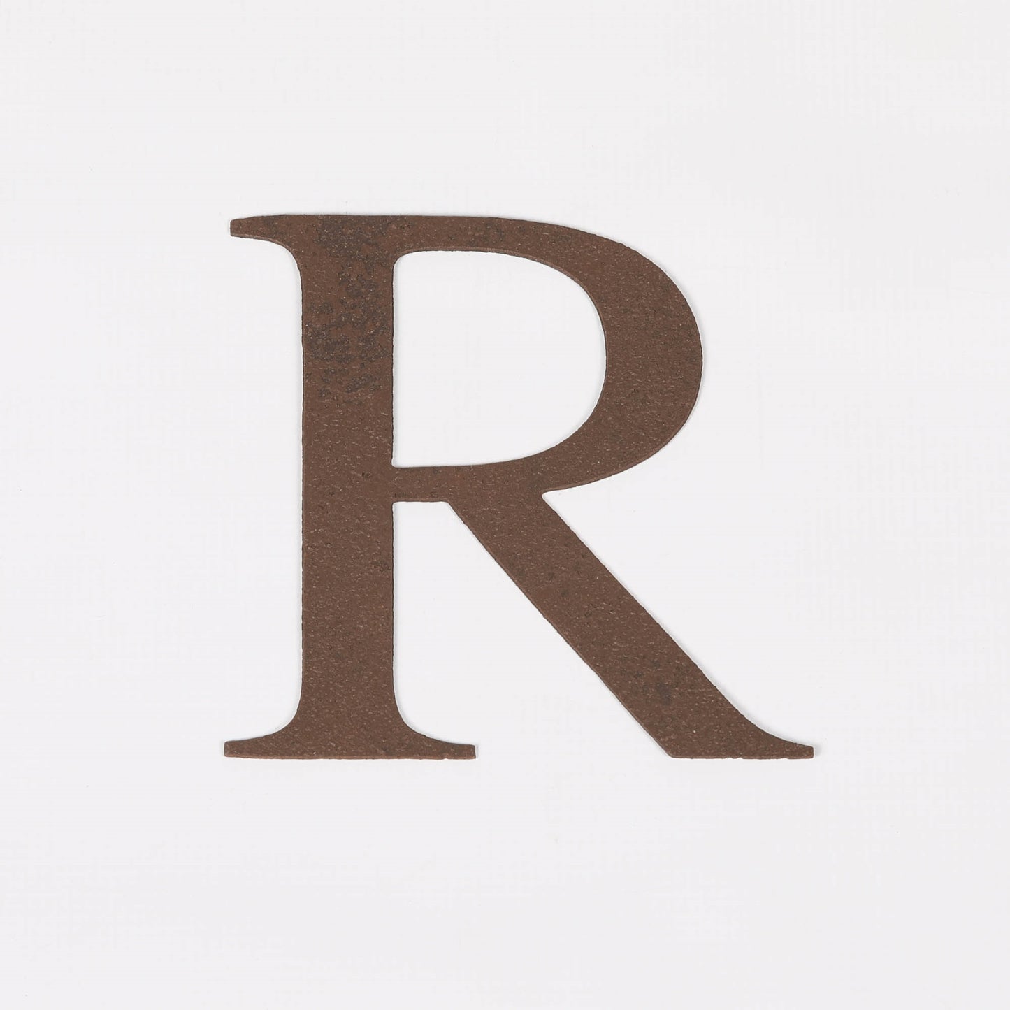 6" Rustic Iron Letter - R