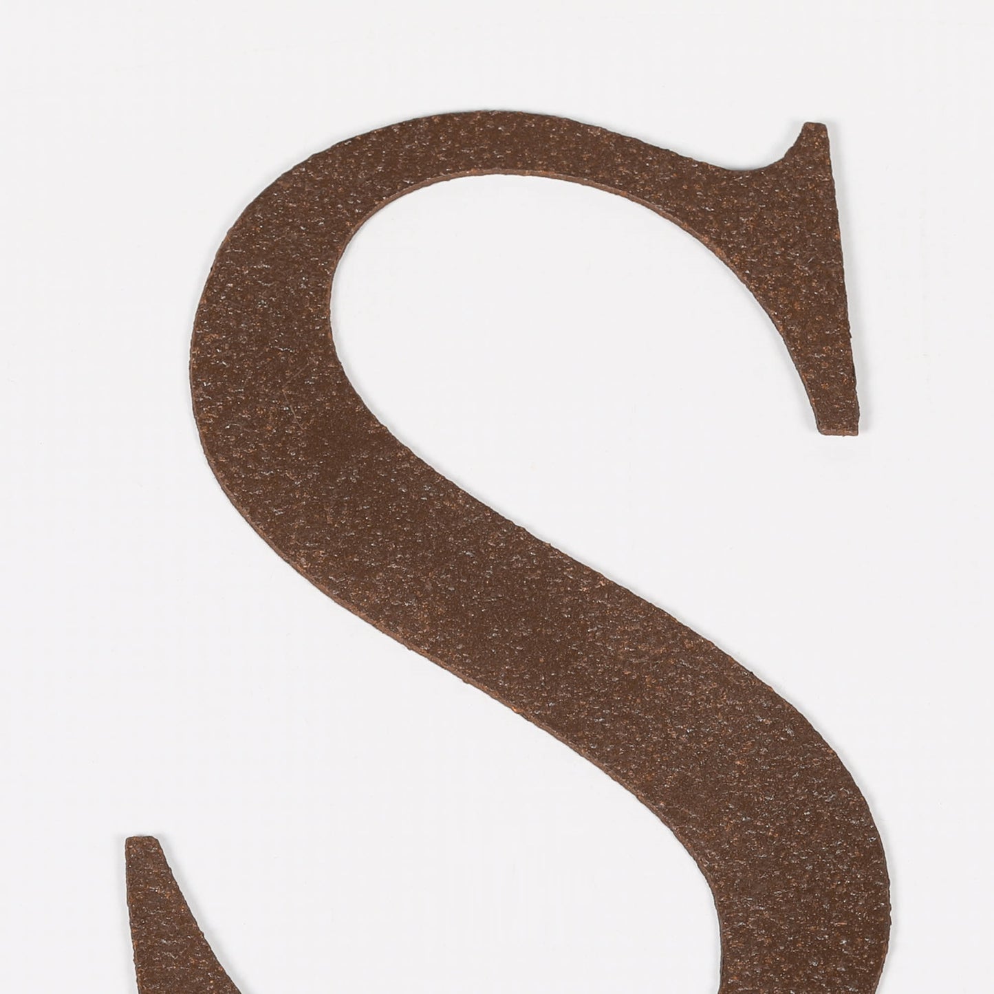 6" Rustic Iron Letter - S