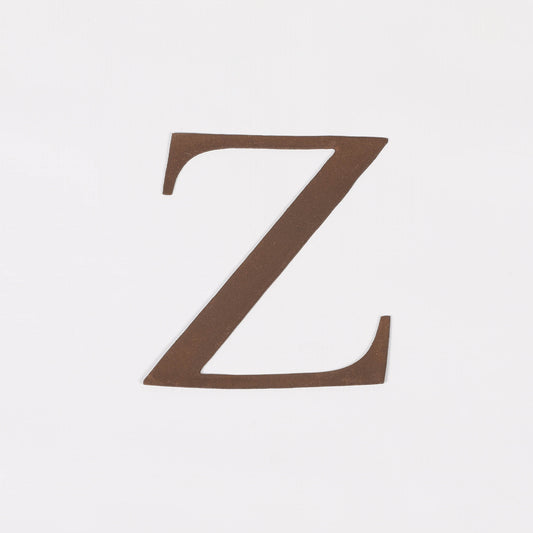 6" Rustic Iron Letter - Z