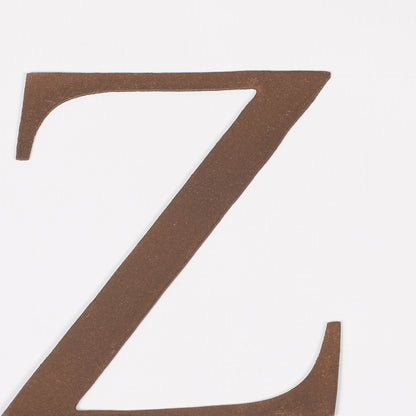 6" Rustic Iron Letter - Z