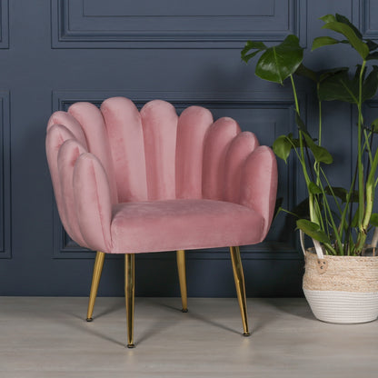 Deco Pink Oyster Chair