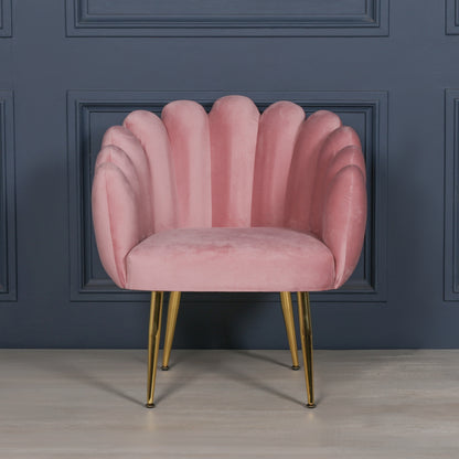 Deco Pink Oyster Chair