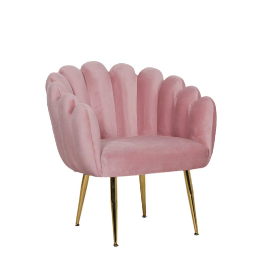 Deco Pink Oyster Chair