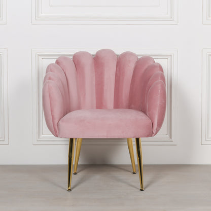 Deco Pink Oyster Chair