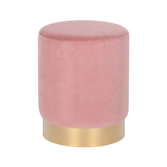 Pink Round Stool