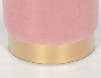 Pink Round Stool