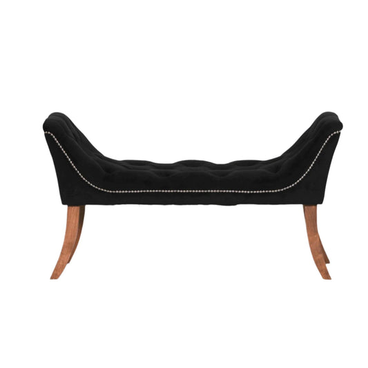 Black Velvet Bench