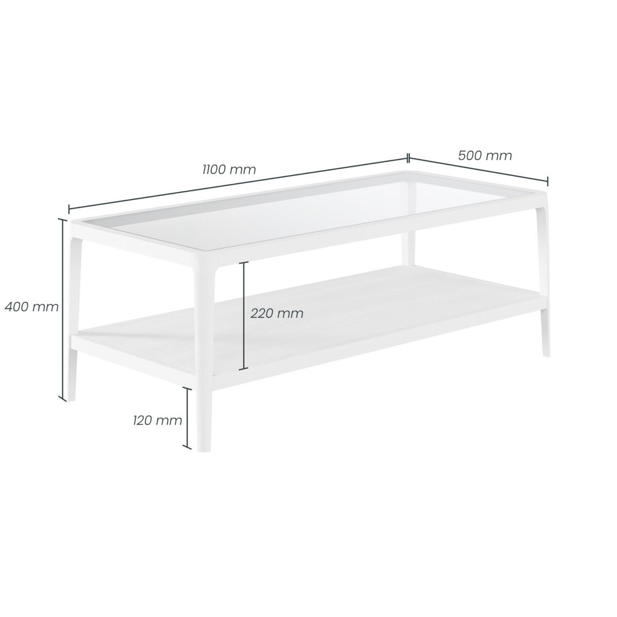 Amelie Coffee Table White