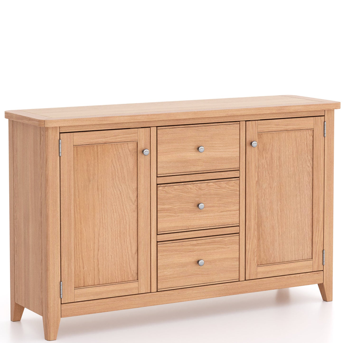 Lynar Natual Oak 2 Door 3 Drawer Sideboard