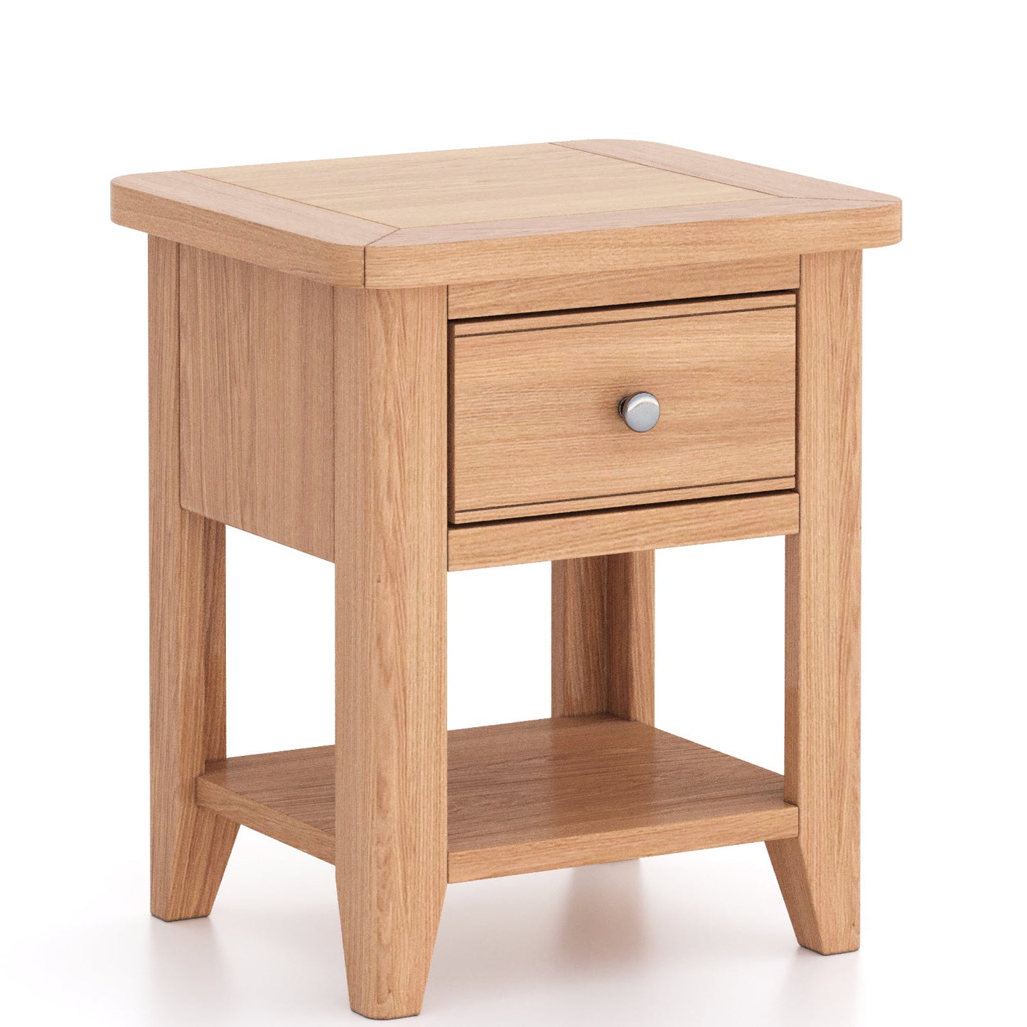 Lynar Natual Oak Lamp Table