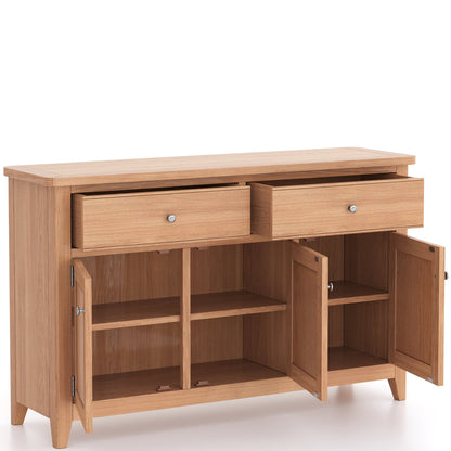 Lynar Natual Oak Large Sideboard