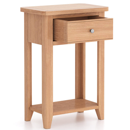 Lynar Natual Oak Telephone Table