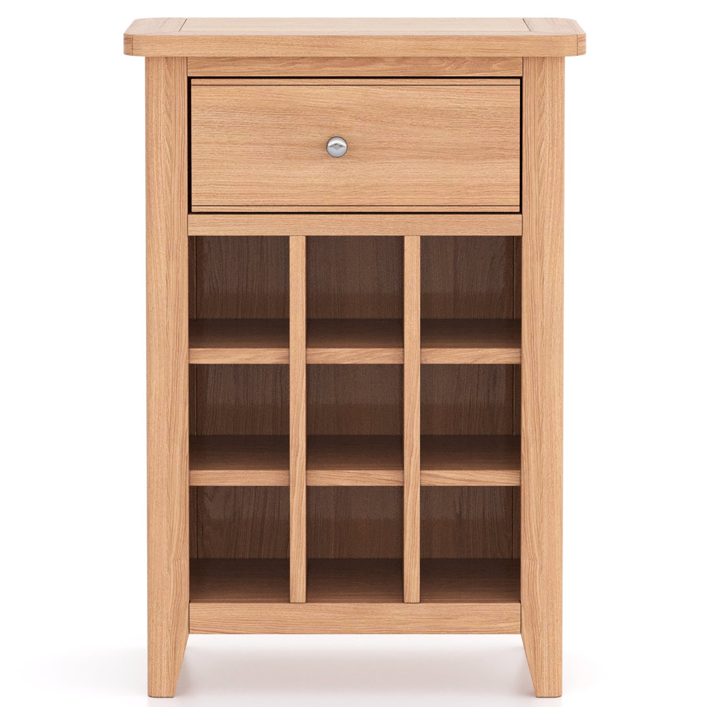 Lynar Natual Oak Wine Cabinet