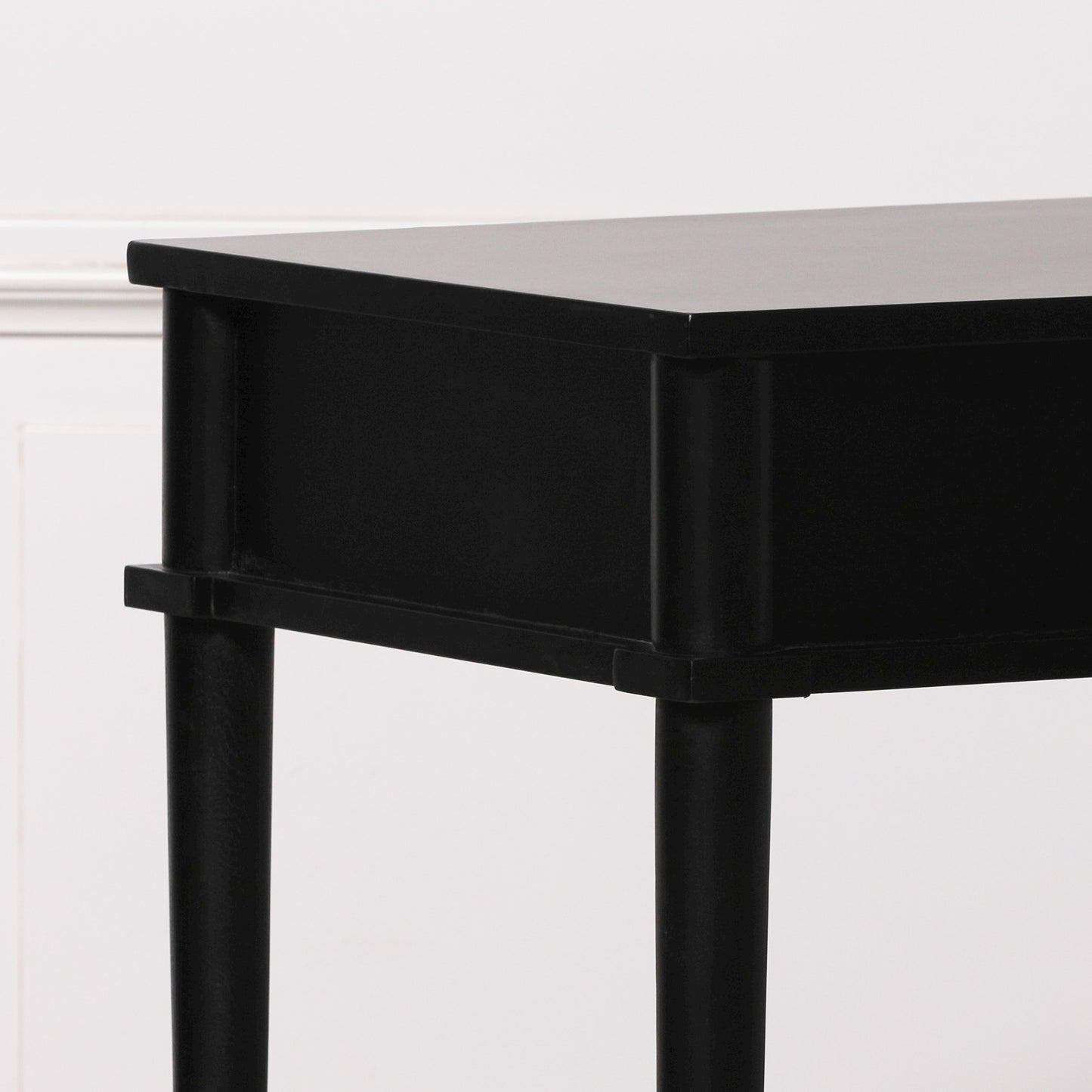 Black Painted Console Table